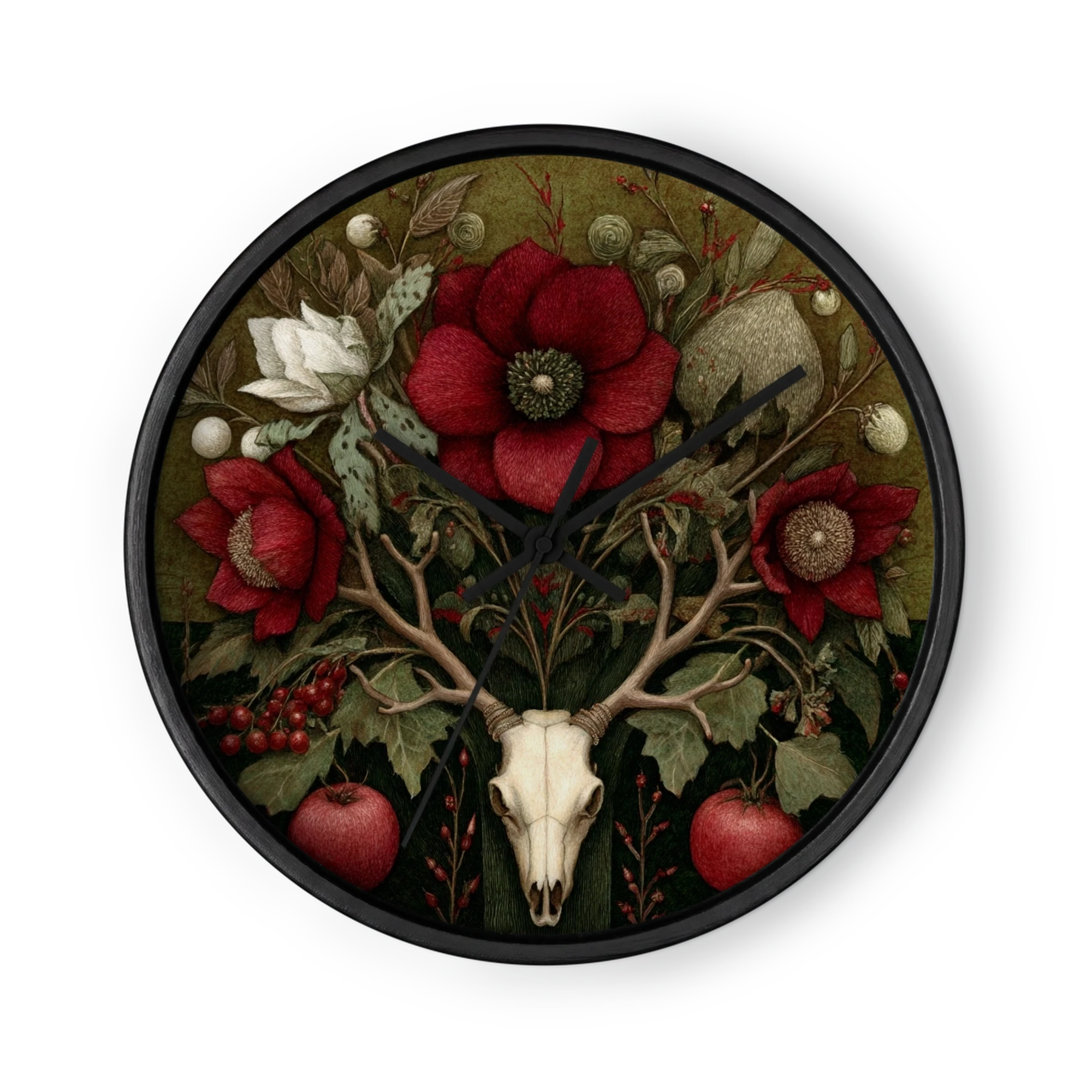 Botanical Deer Skull