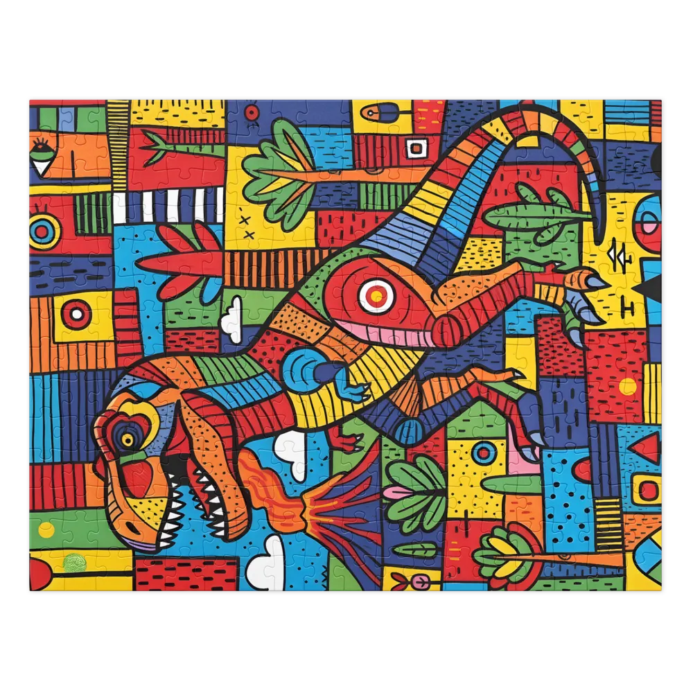 Patchwork T. rex | Jigsaw Puzzles