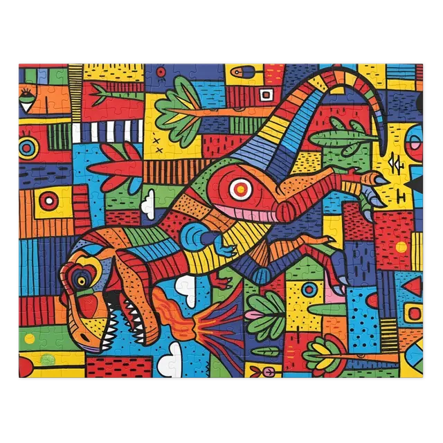 Patchwork T. rex | Jigsaw Puzzles
