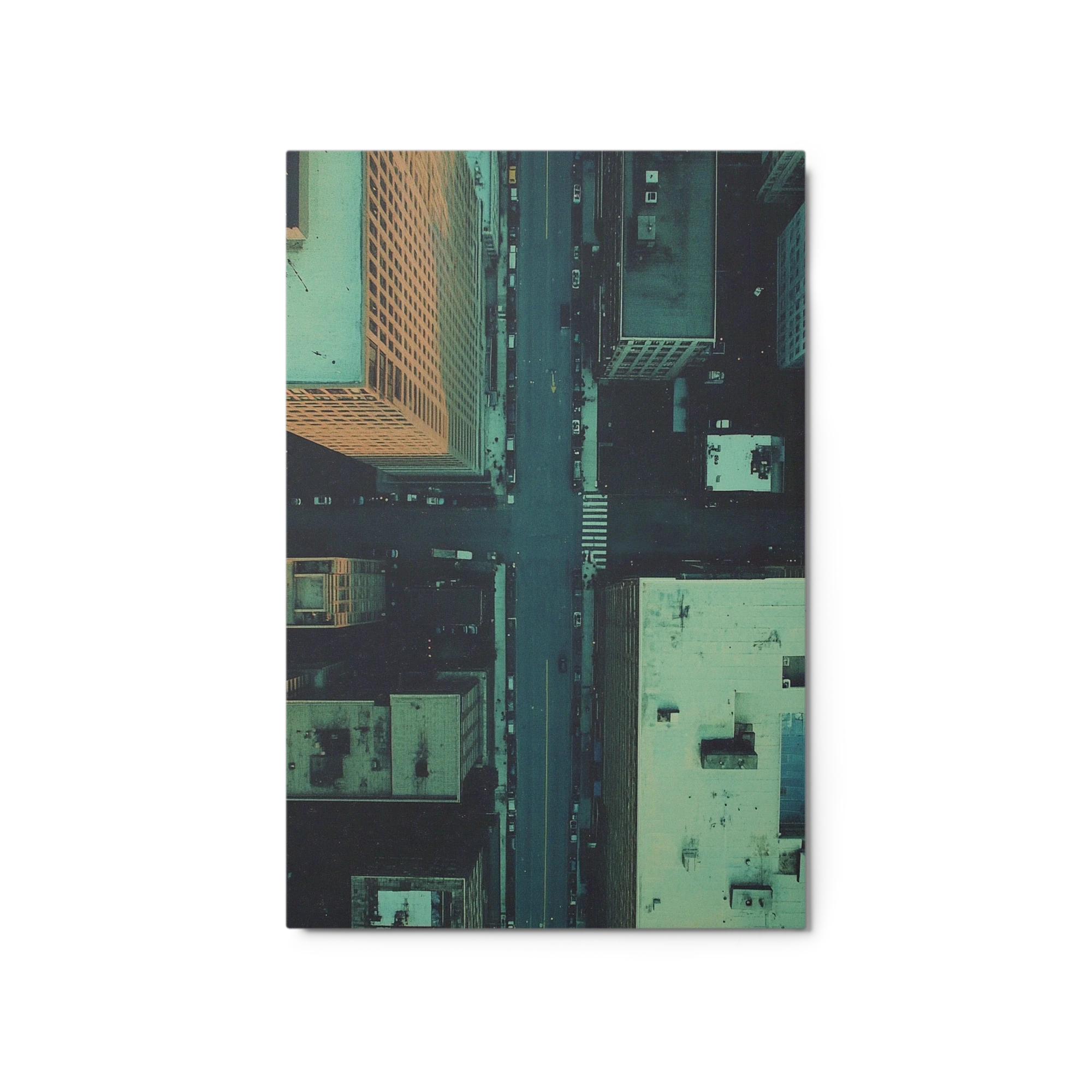 Aerial Cityscape Intersection