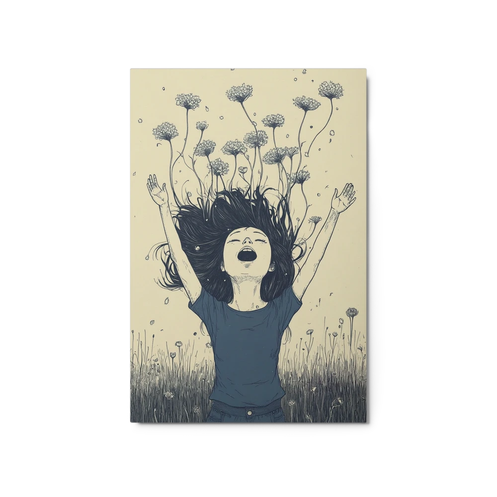 The Floral Scream | Art Print