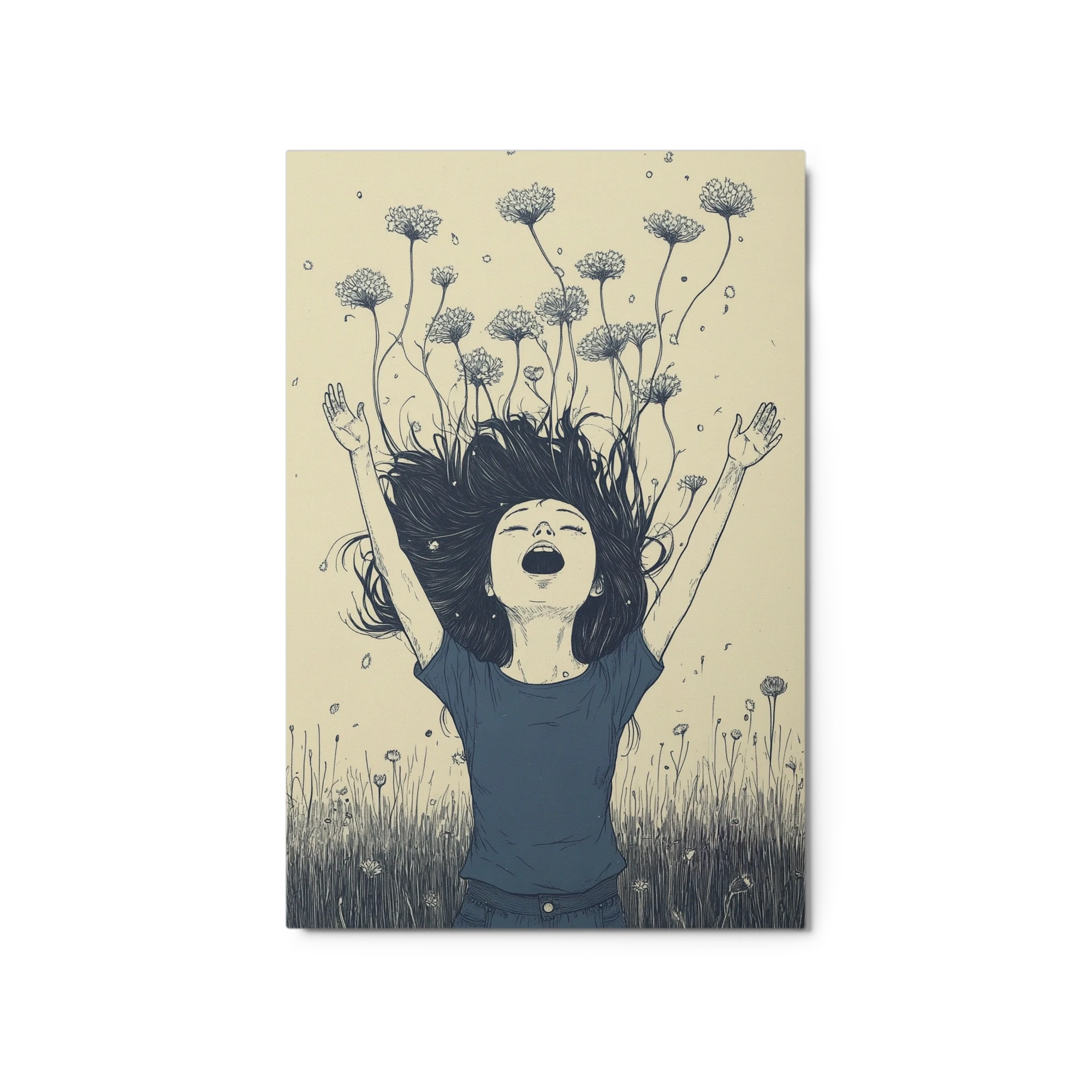 Girl with Flowers