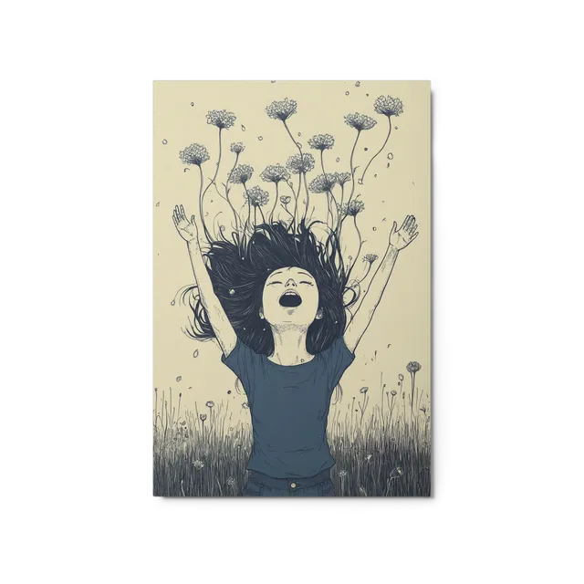 The Floral Scream | Art Print