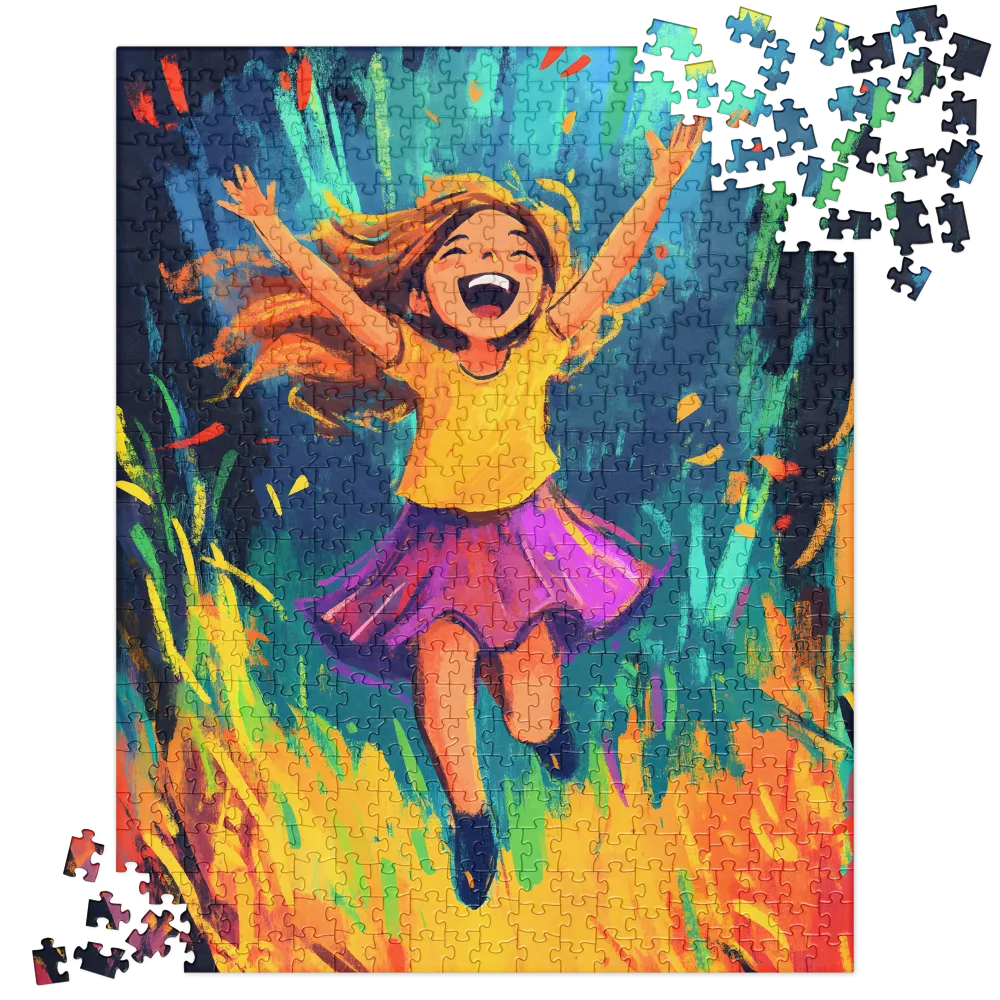 Joyful Leap 
 Jigsaw Puzzle