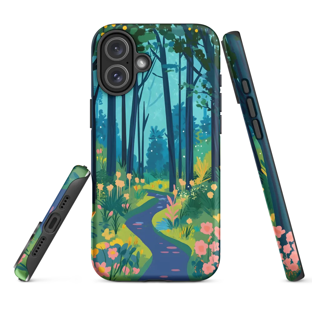 Tranquil Forest Path Illustration