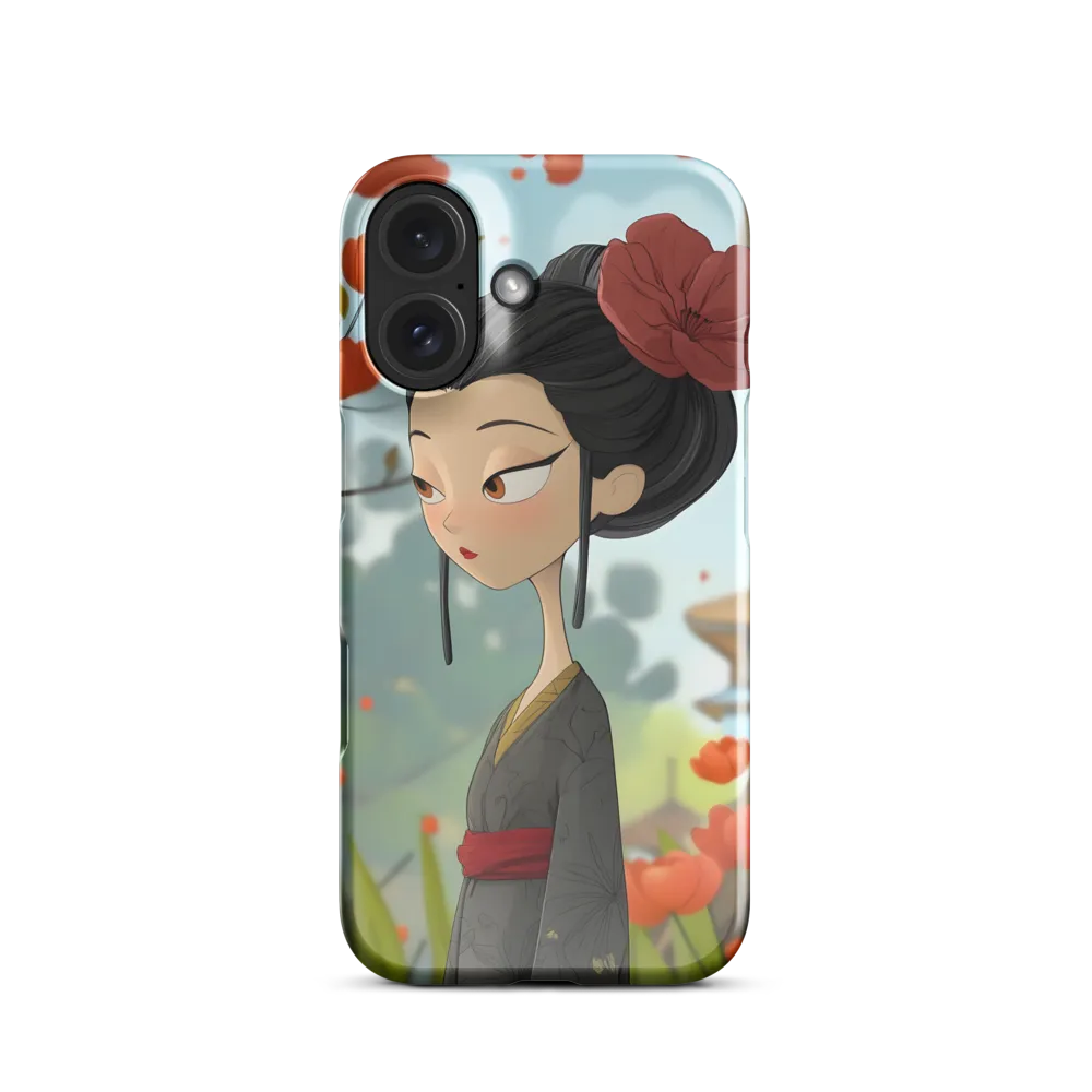 Pensive Kimono Girl 
 iPhone 13 Pro Max | Tough Case