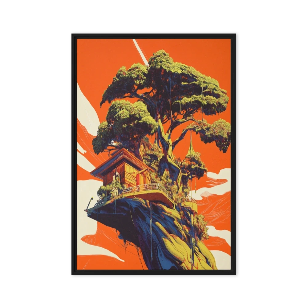 Surreal Treehouse Landscape