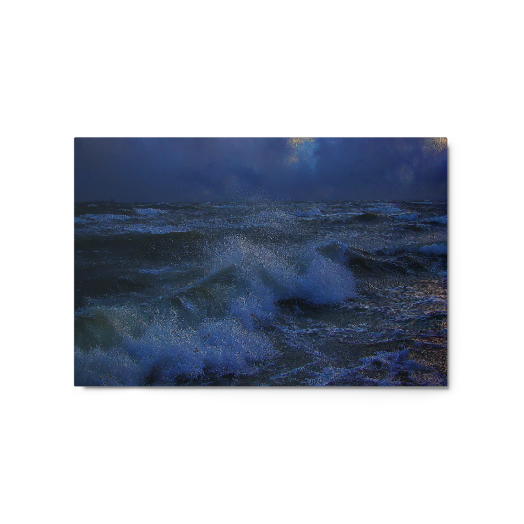 Churning Sea at Twilight