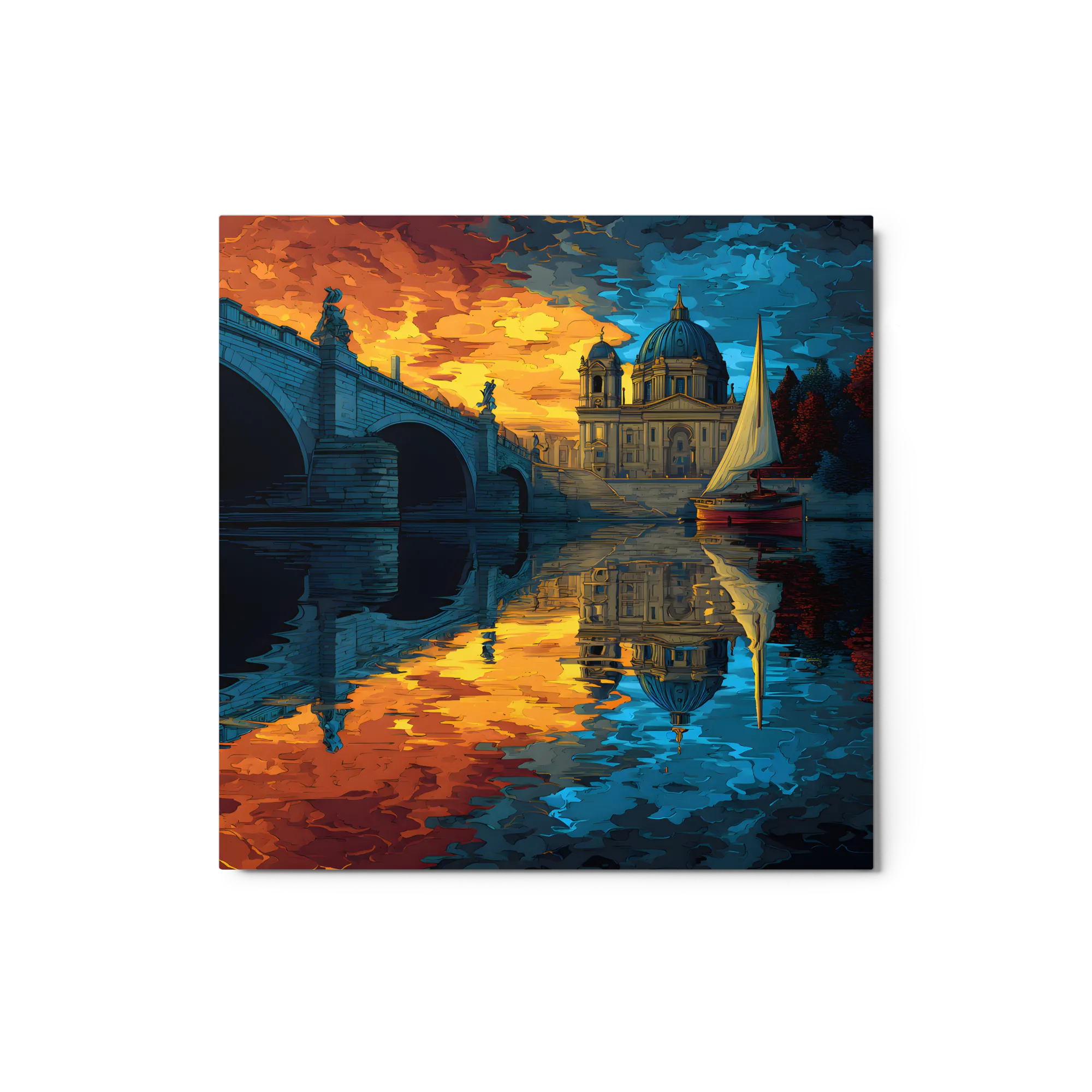 Urban Reflections at Twilight