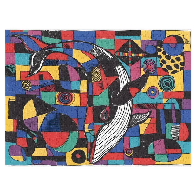 Patchwork Whale | Jigsaw Puzzles