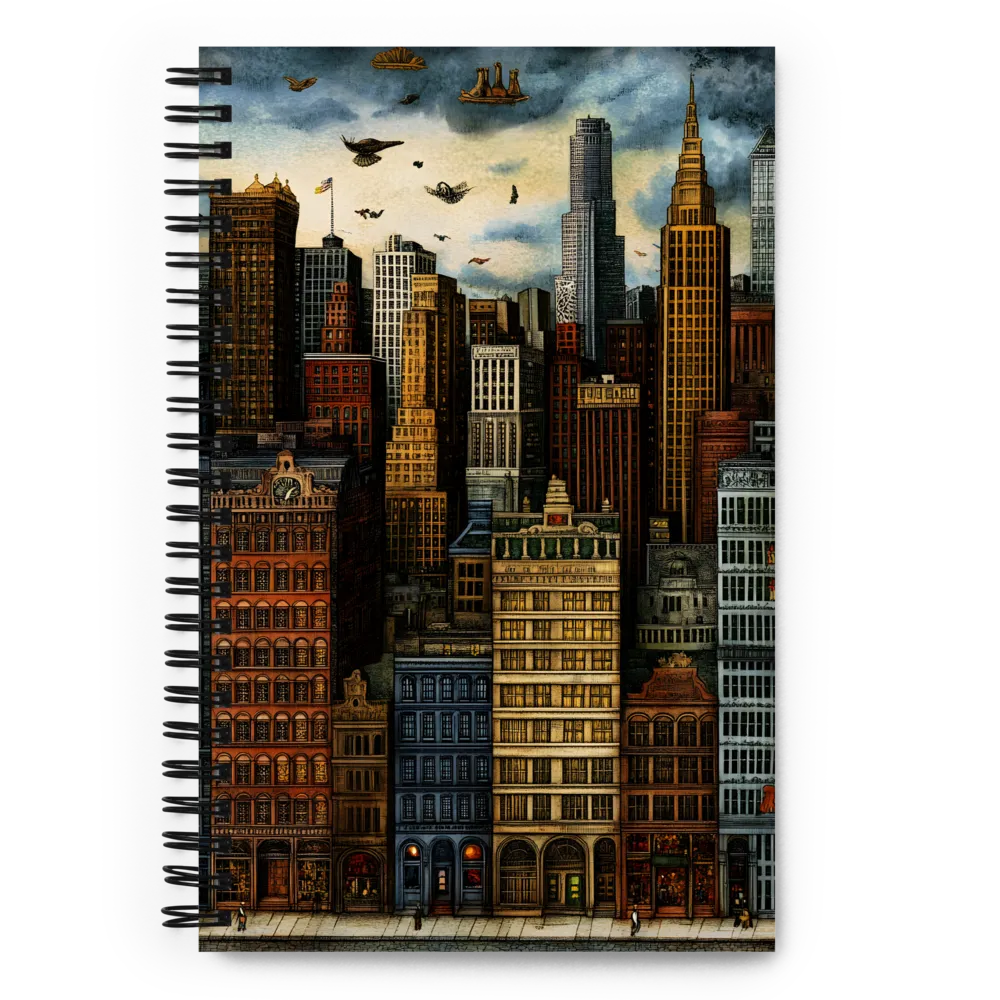Skies of Industry and Imagination 
 Spiral Notebook | 140 pages