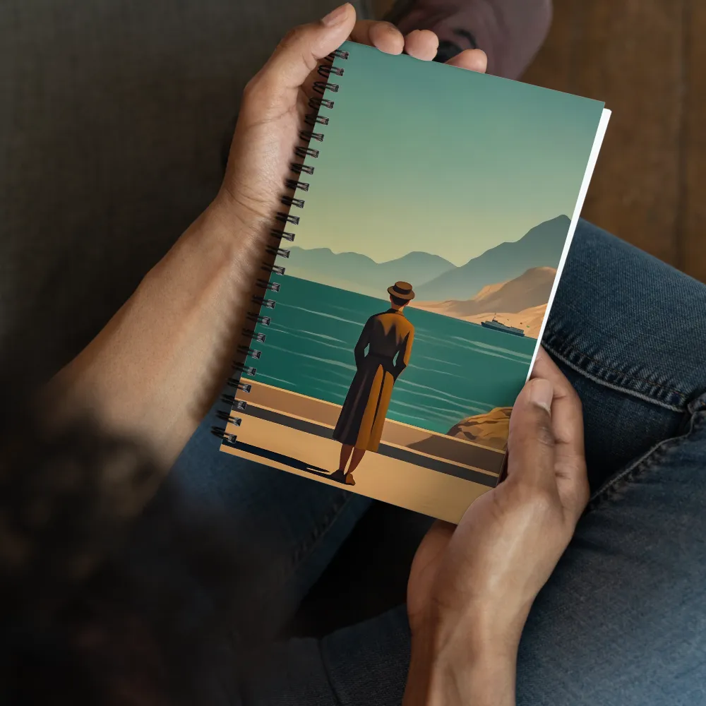 Contemplation by the Sea 
 Spiral Notebook | 140 pages