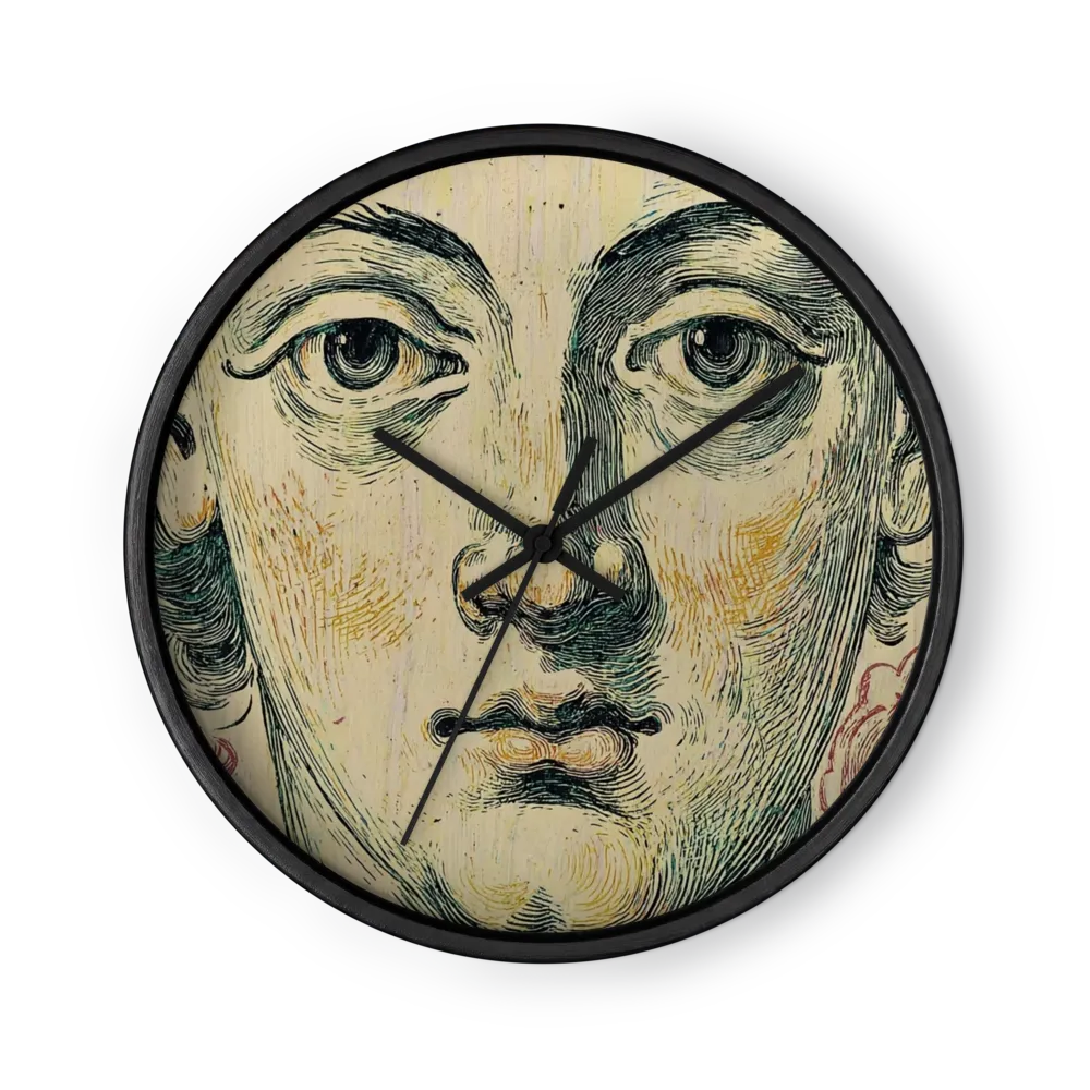 Engraved Portrait | Wall Clock