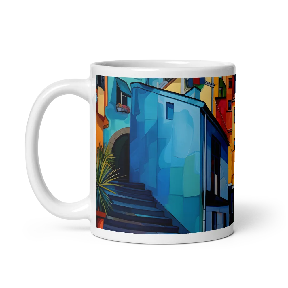 Vibrant Village: A Cubist Journey