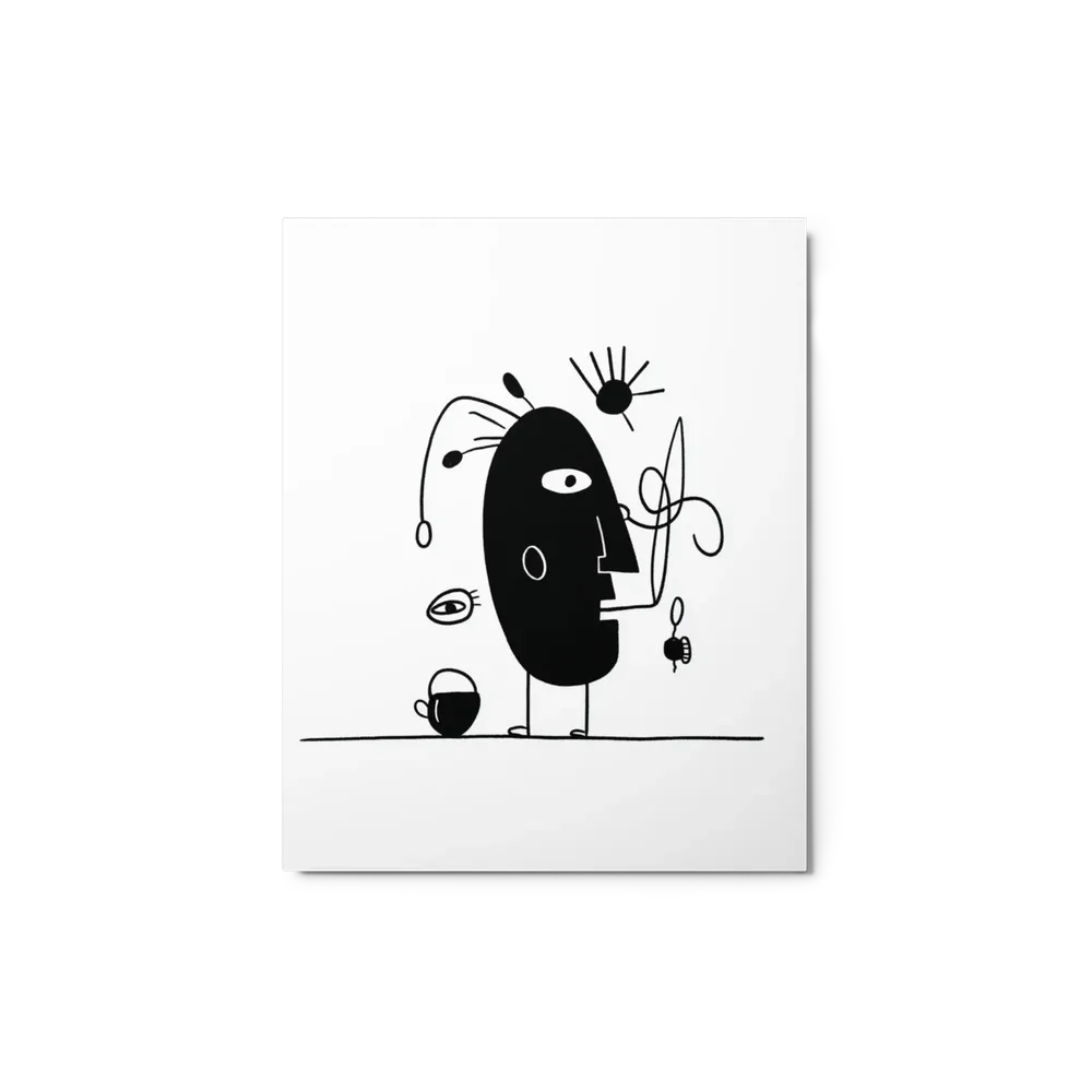 Minimalist Surreal Face | Art Print