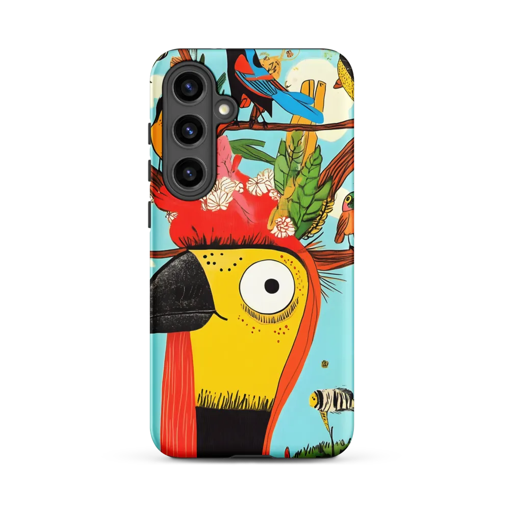 Colorful Bird Illustration | Phone Case