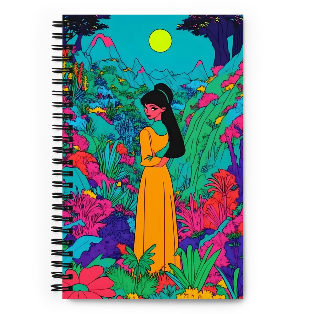 Fantasy Jungle Portrait 
 Spiral Notebook | 140 pages