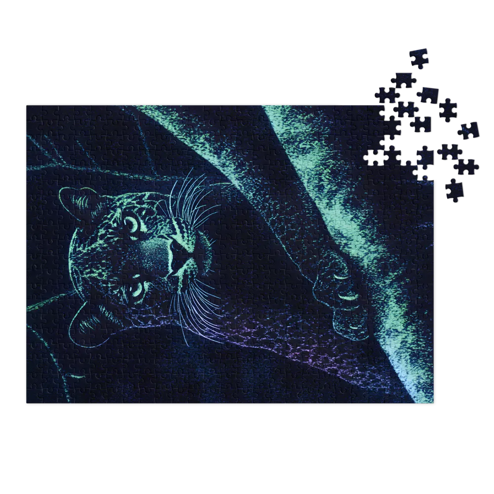 Surreal Leopard Drawing