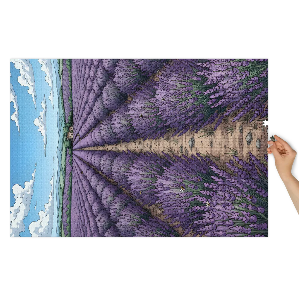 Lavender Rows | Jigsaw Puzzles