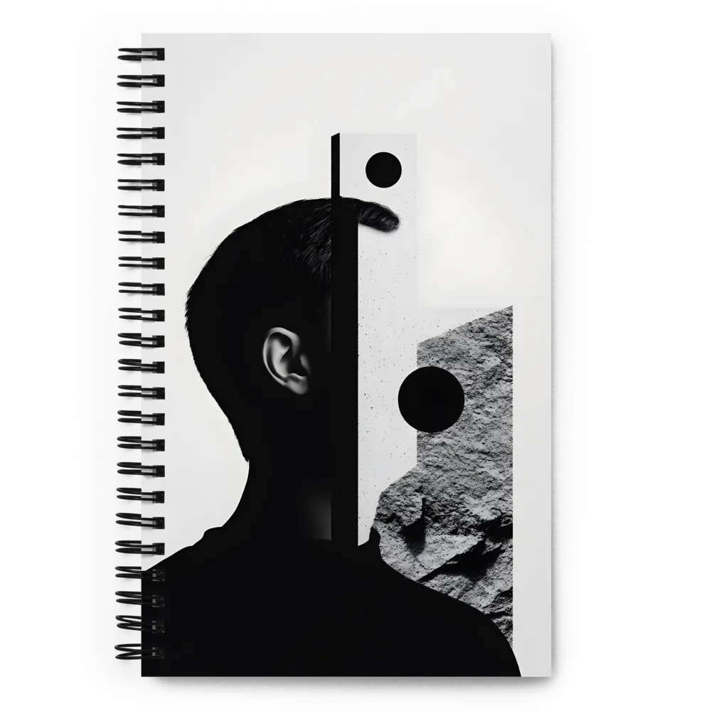 Abstract Brutalist Form 
 Spiral Notebook | 140 pages
