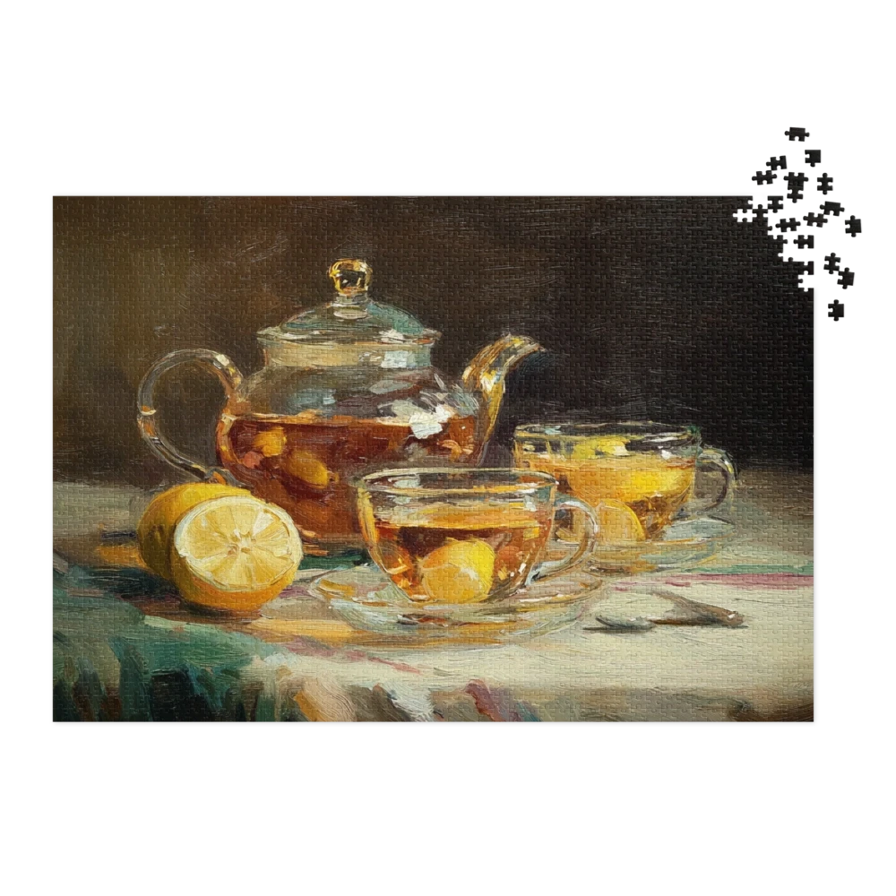 Golden Tea and Lemons
