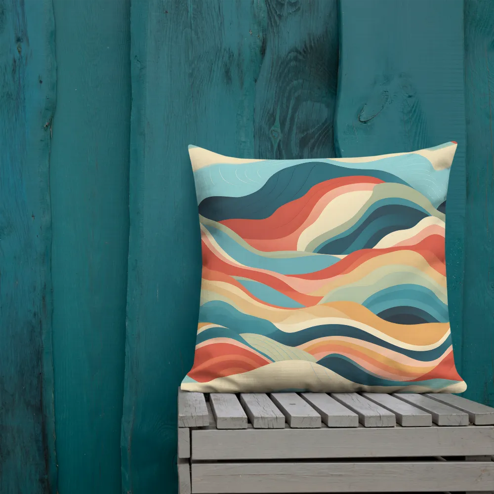 Waves of Tranquility | Pillow Case | 22″×22″