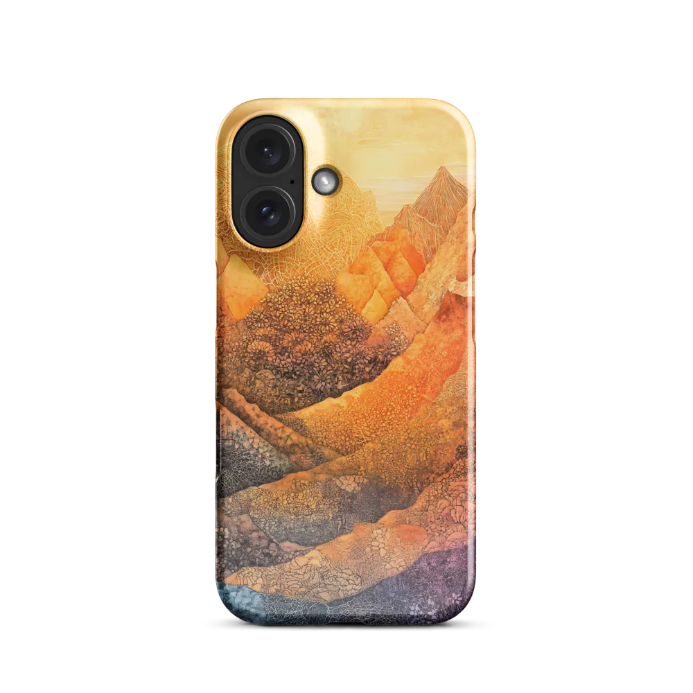 Luminous Textured Mountains 
 iPhone 12 Pro | Tough Case
