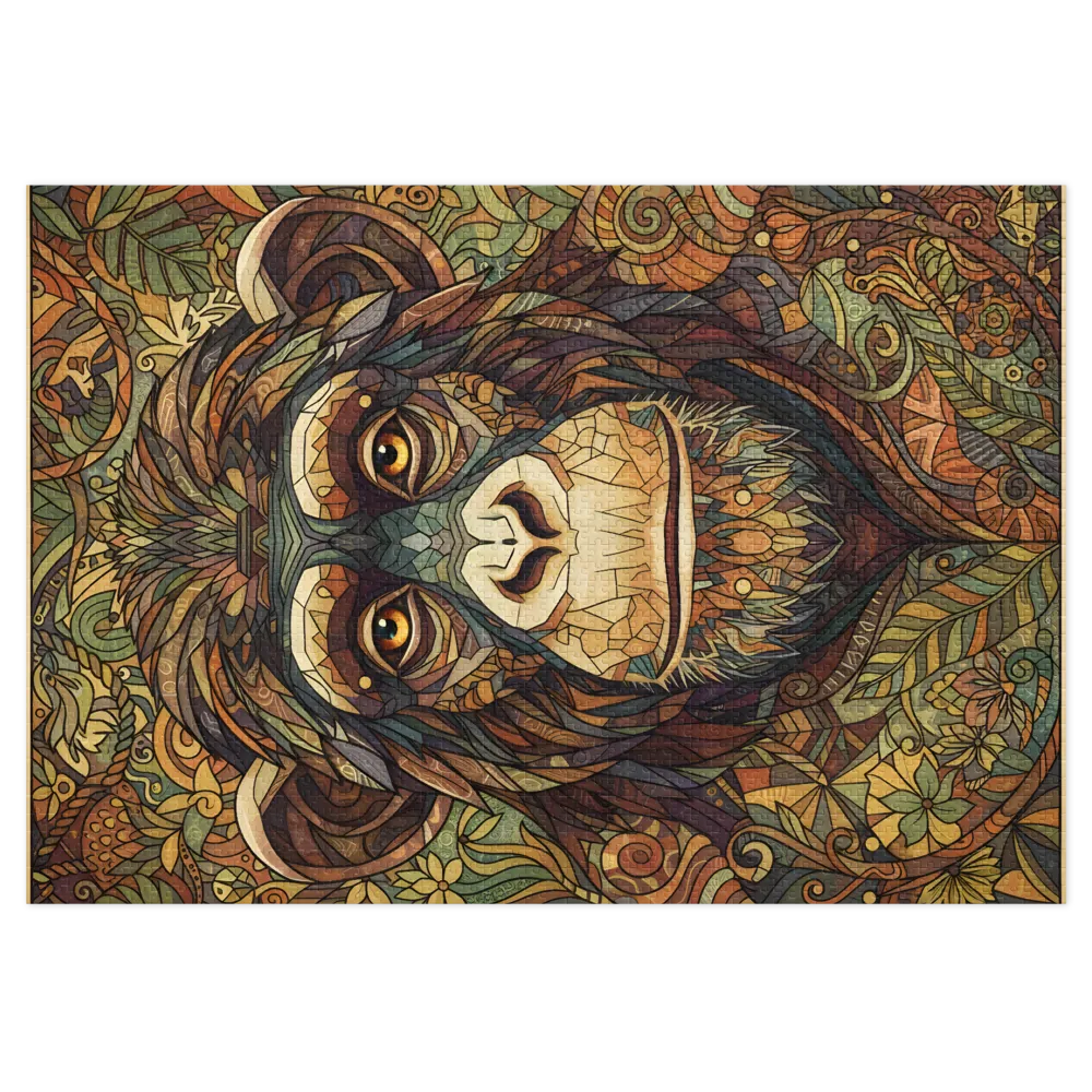 Ornamental Chimpanzee | Jigsaw Puzzles
