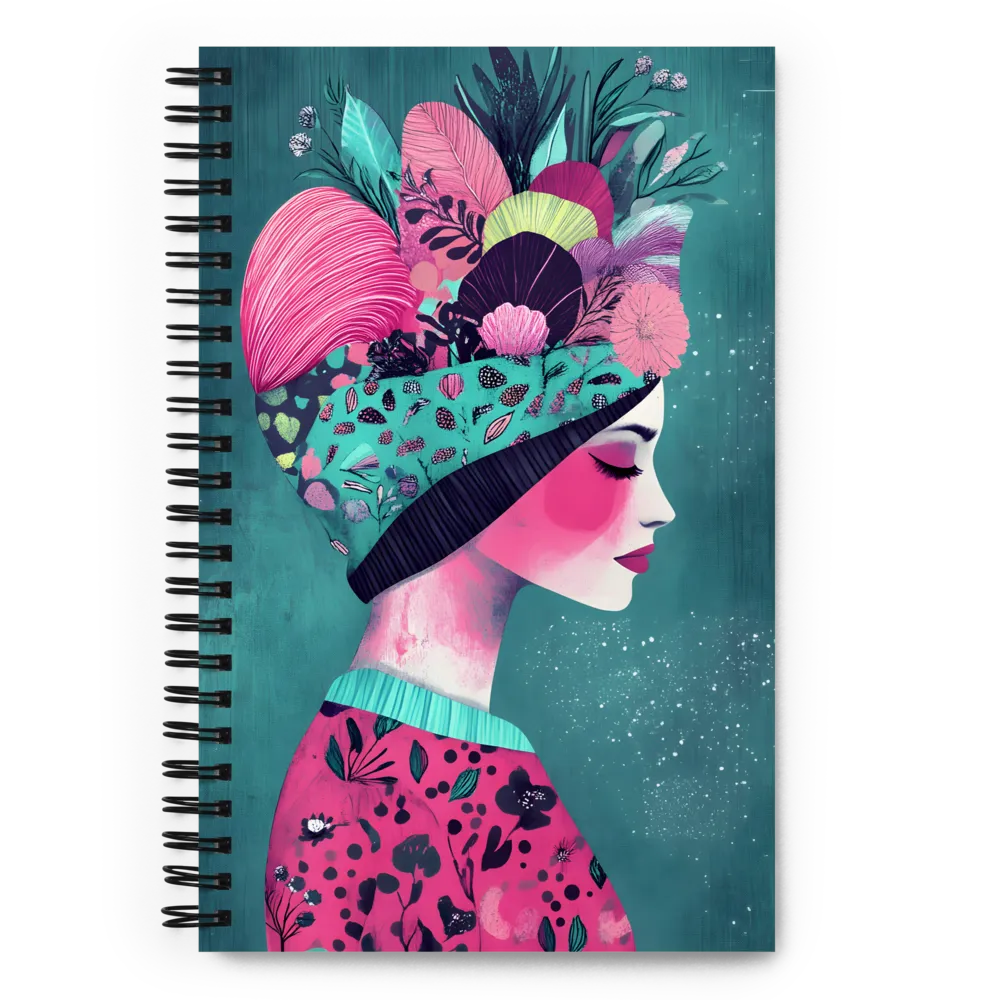 Tropical Bloom Profile 
 Spiral Notebook | 140 pages