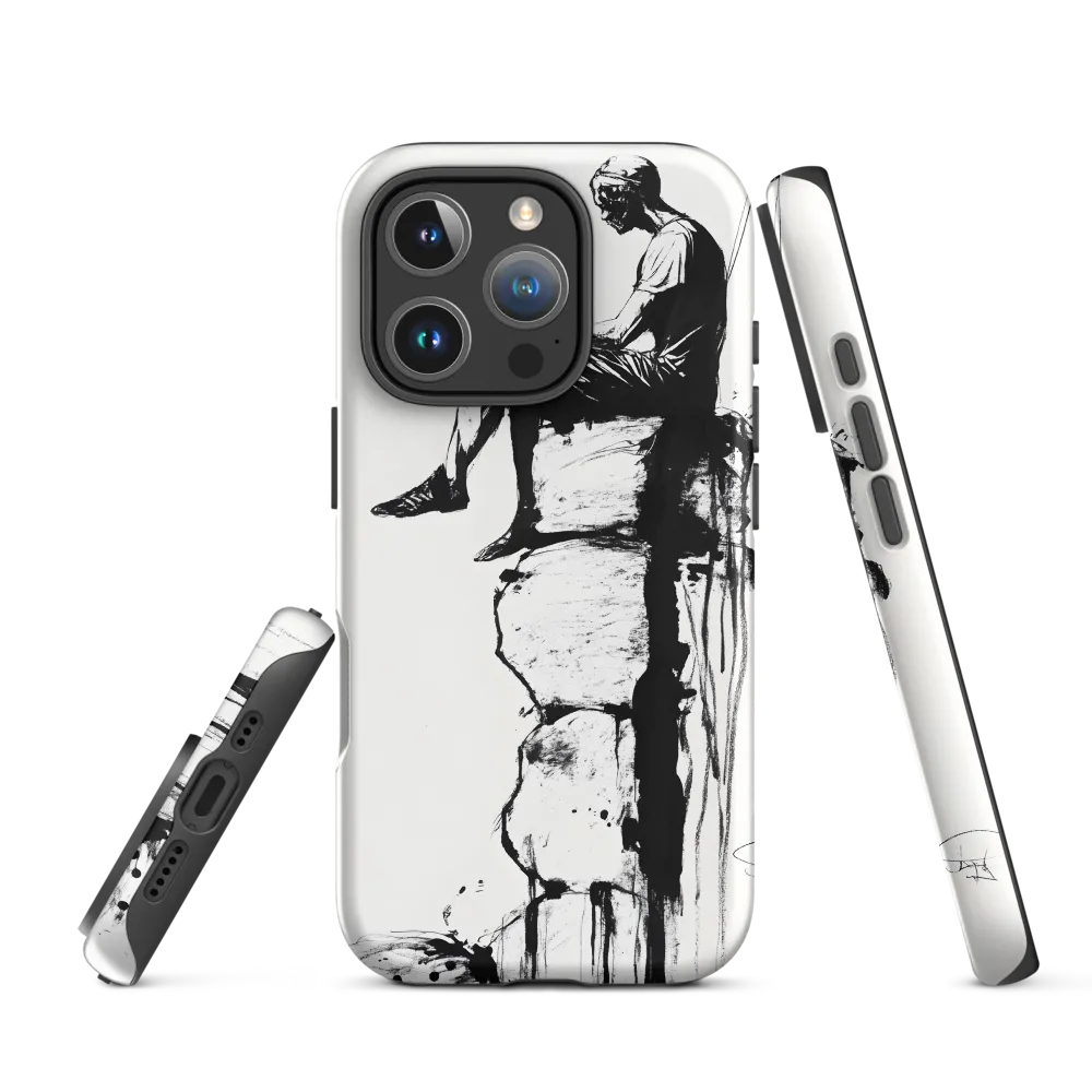 Seated Figure on Pedestal | Phone Case