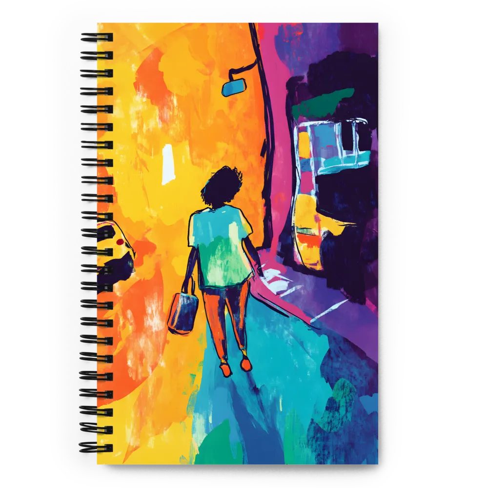 Expressive Urban Journey 
 Spiral Notebook | 140 pages