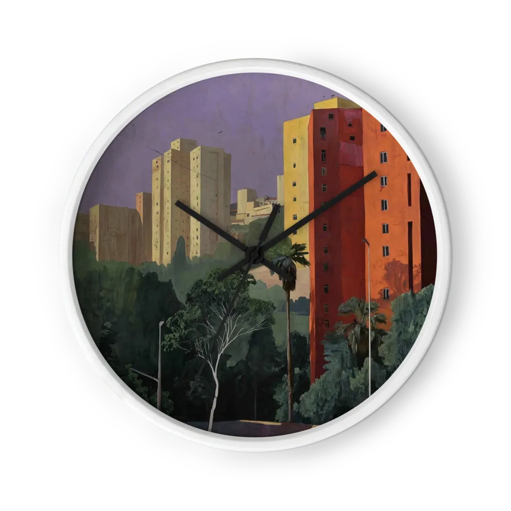 Terracotta Towers | Wall Clock