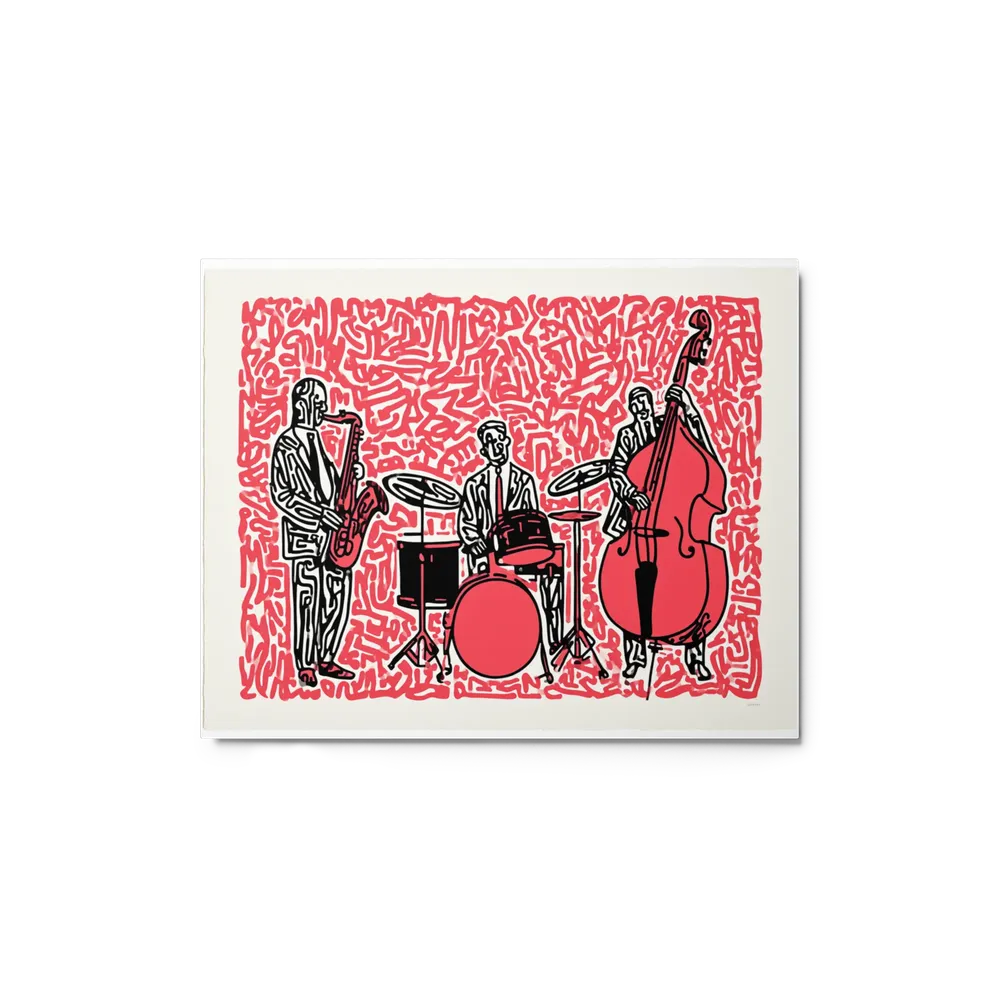 The Red Note Trio | Art Print
