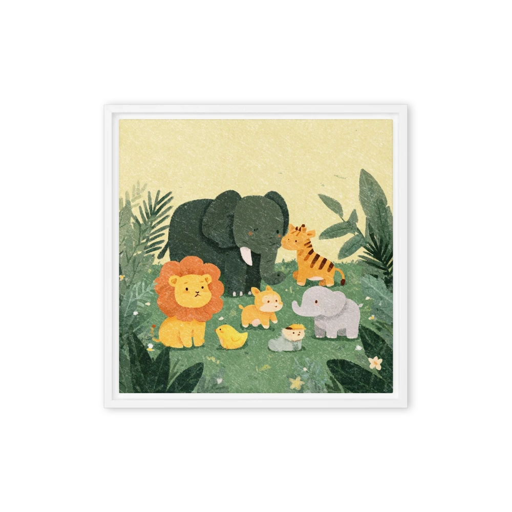 Little Jungle Friends | Art Print