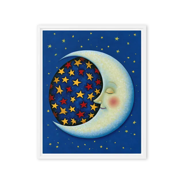 Dreaming Crescent Moon | Art Print
