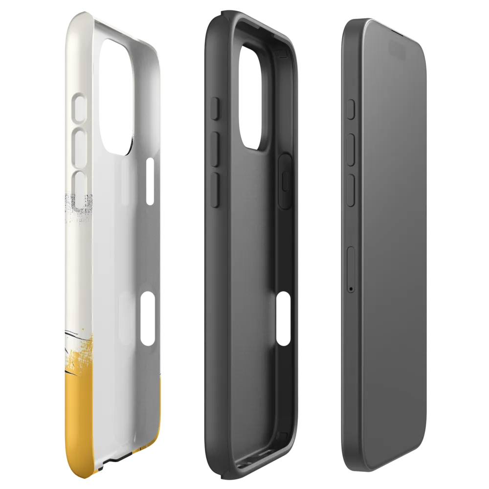 Yellow Blazer Portrait | Phone Case