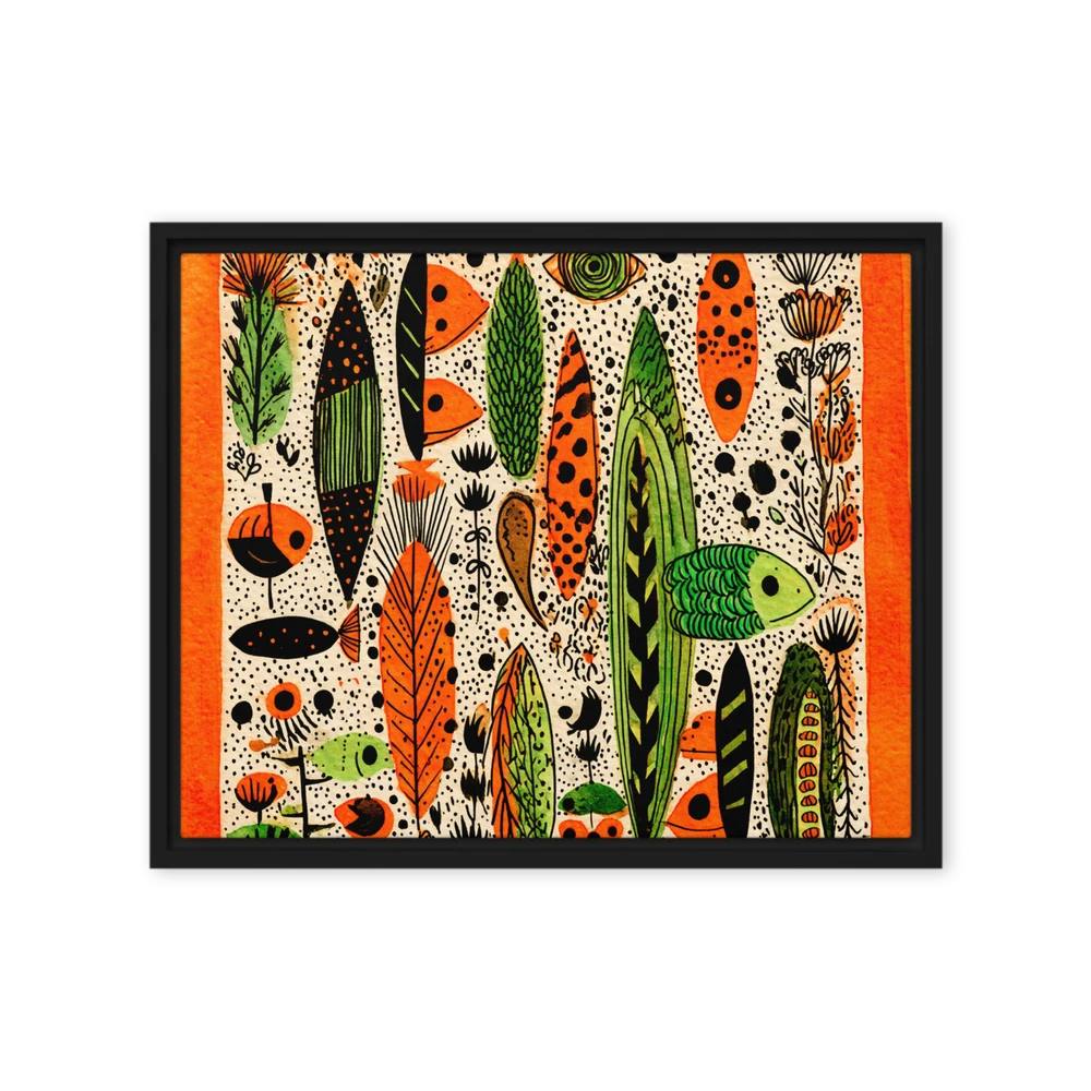 Folk Botanical Pattern | Art Print