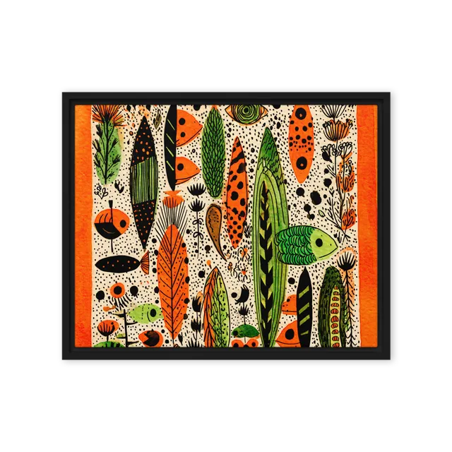 Folk Botanical Pattern | Art Print