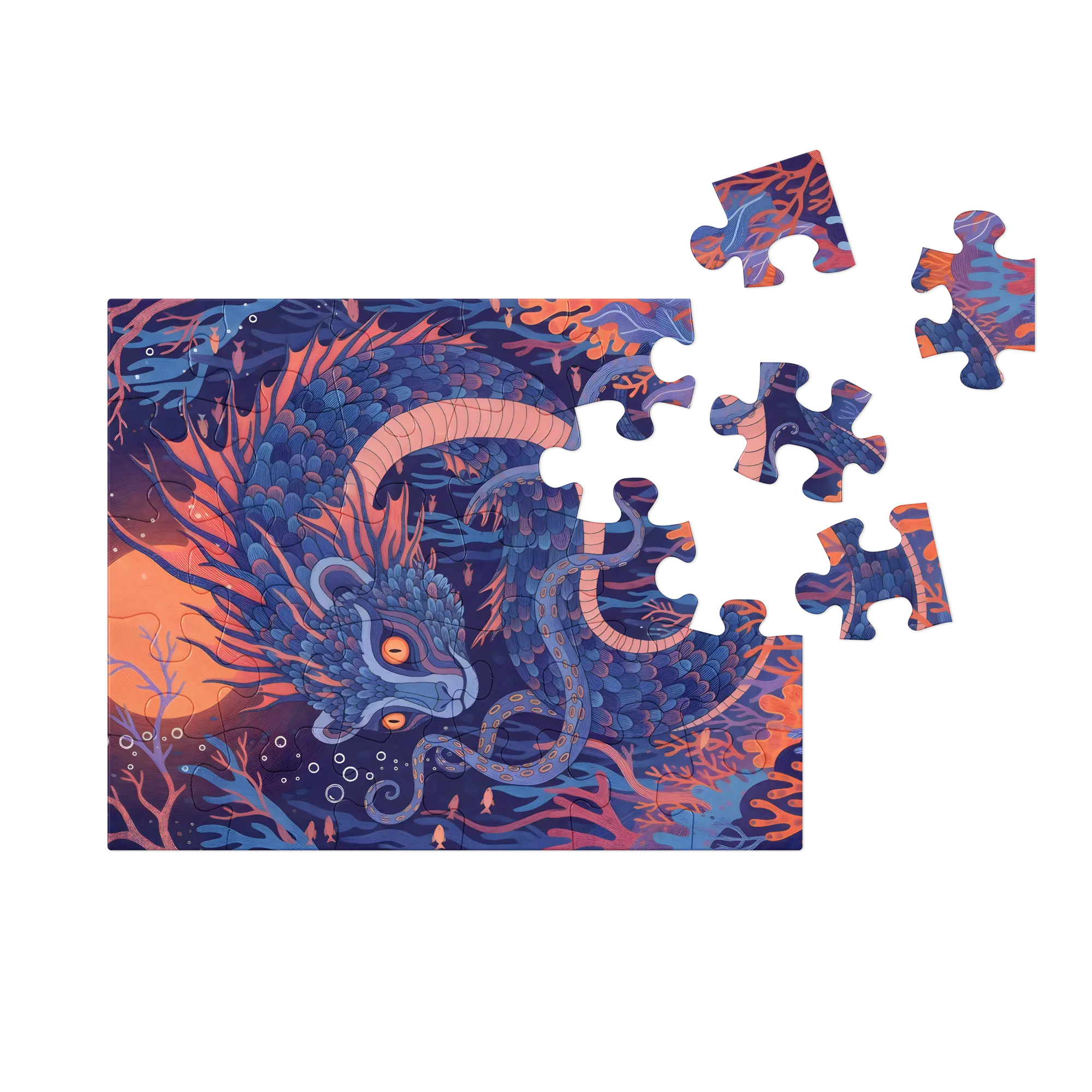 Moonlit Sea Serpent