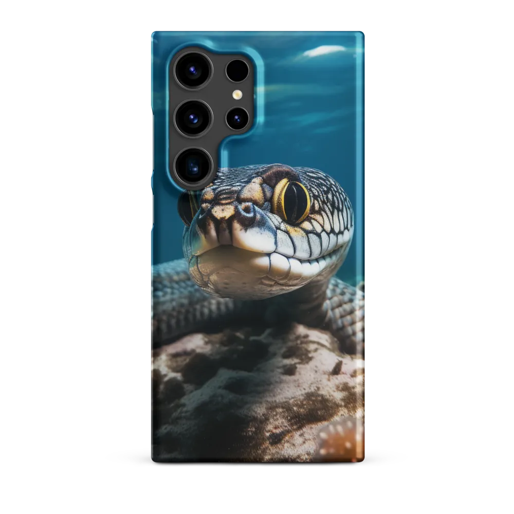 Underwater Snake Close-Up | Phone Case