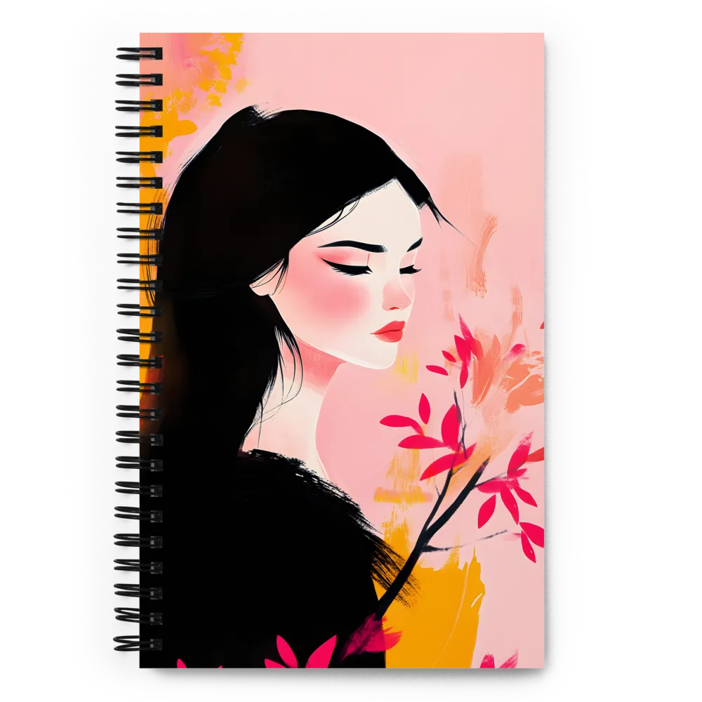 Serene Profile 
 Spiral Notebook | 140 pages