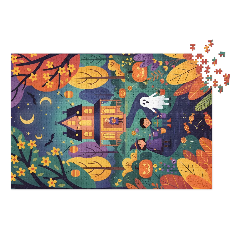Trick‑or‑Treat Night | Jigsaw Puzzles