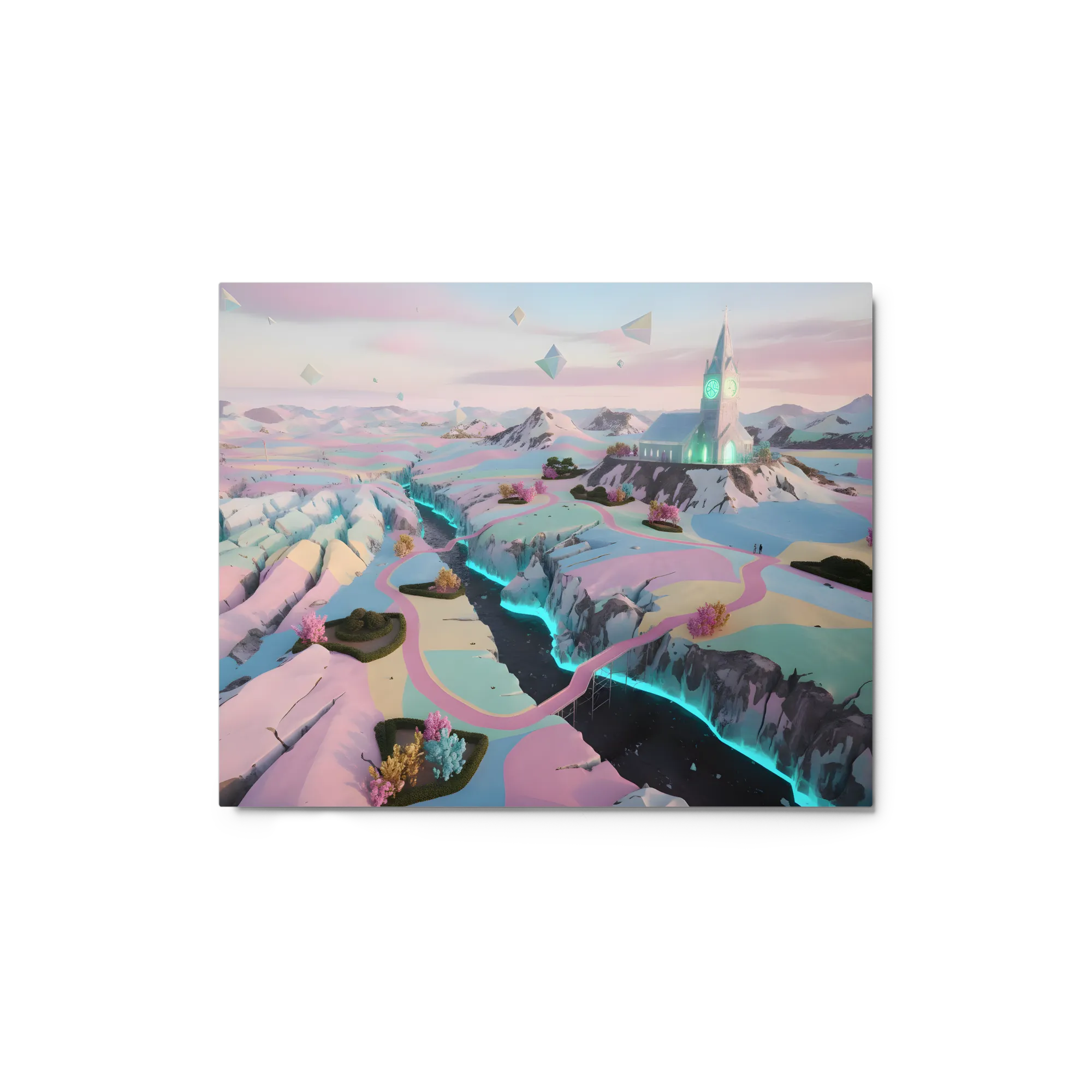 Luminous Pastel Valley | Art Print