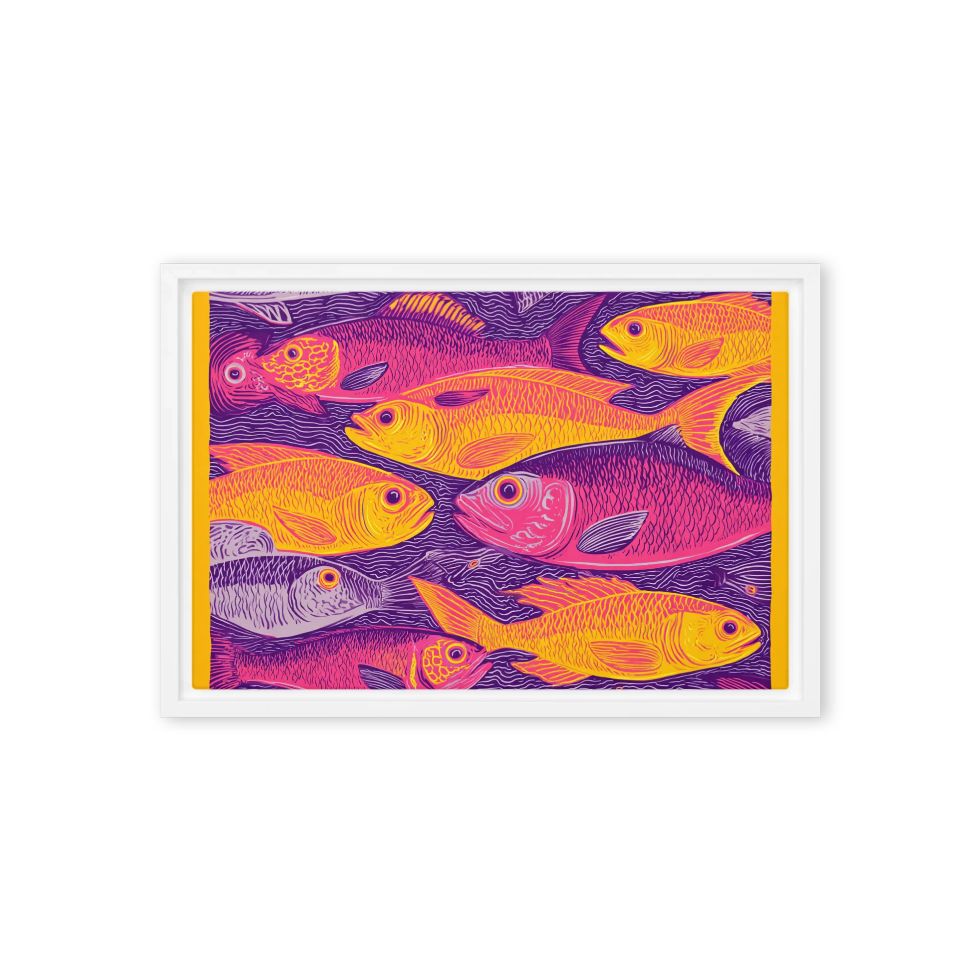School of Neon Fish | Art Print