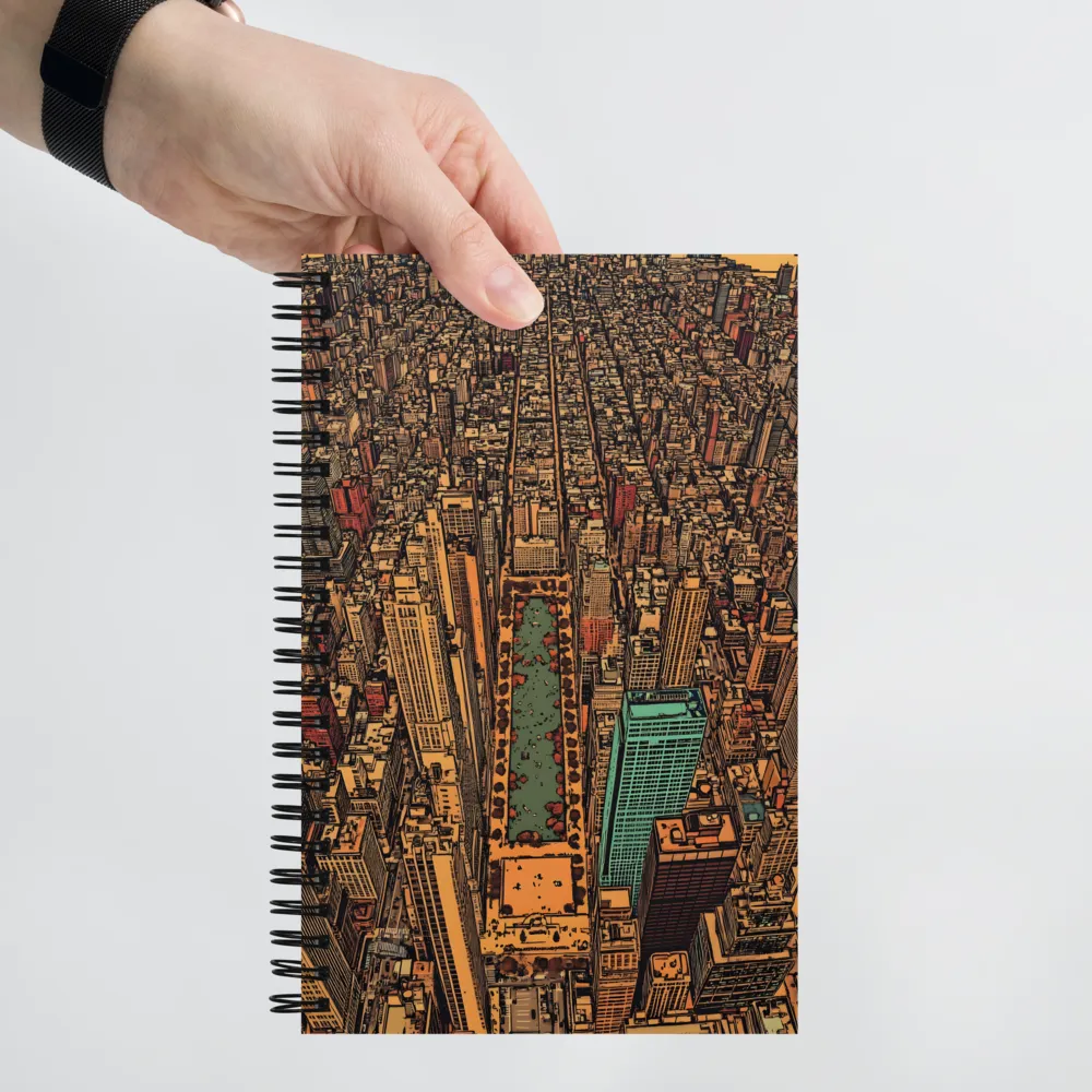 Urban Green Oasis 
 Spiral Notebook | 140 pages