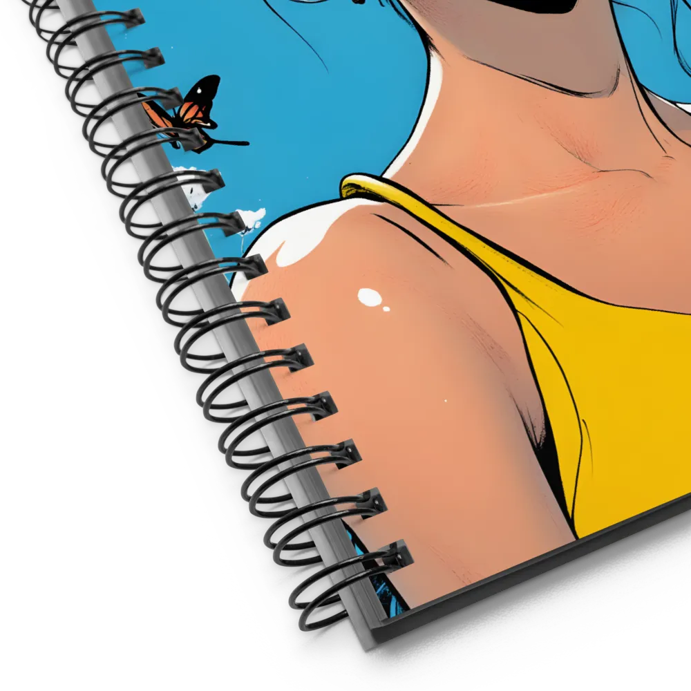 Serene Gaze 
 Spiral Notebook | 140 pages