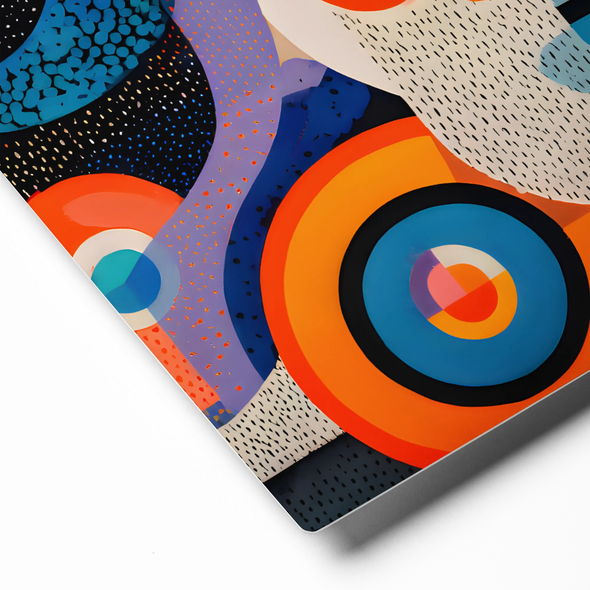 Avian Abstraction 
 Poster with Black Frame | 12″x 12″