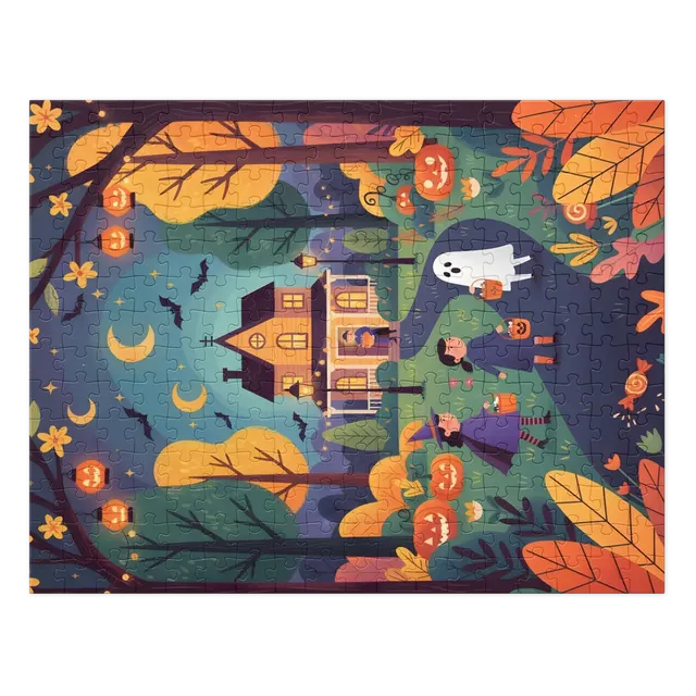 Trick-or-Treat Night | Jigsaw Puzzles