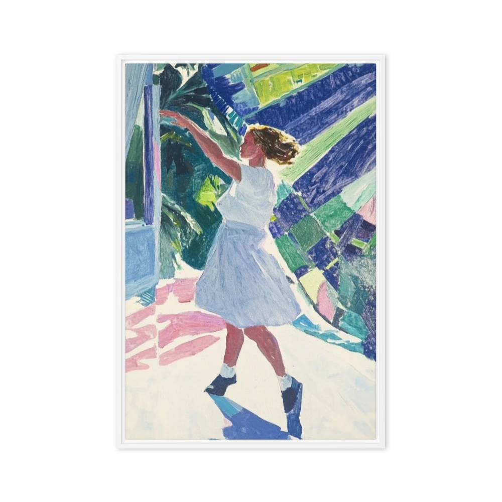 Impressionistic Girl in Motion