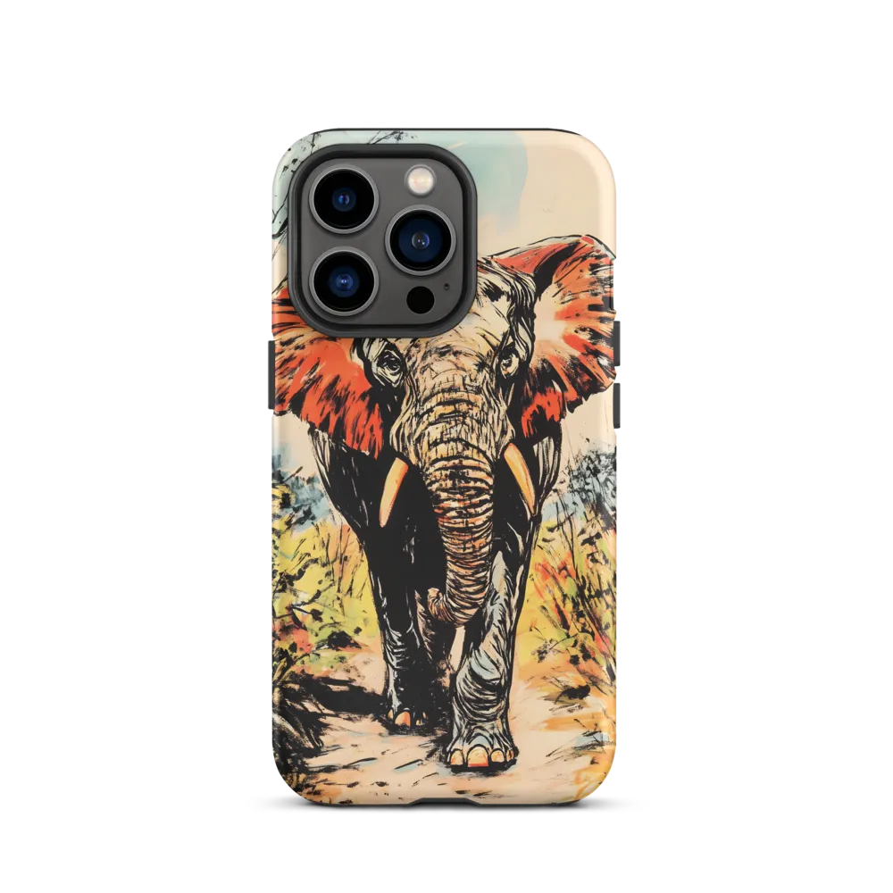 Bold Elephant in Pop Art | Phone Case